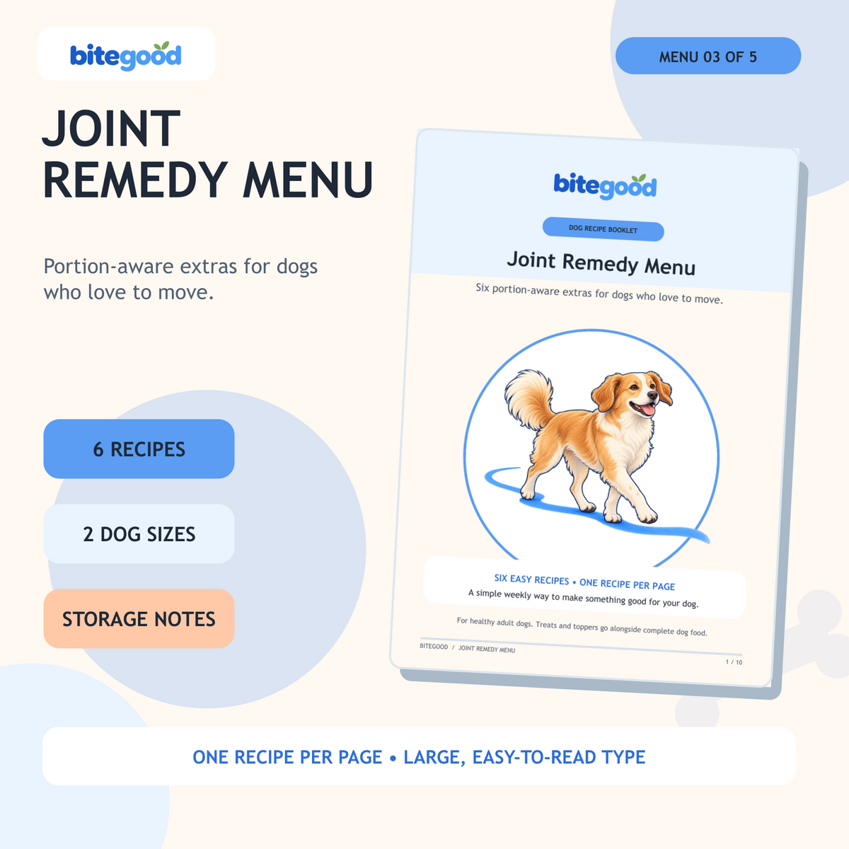 5-in-1 Dog Recipe Menu + Longer Living Plan