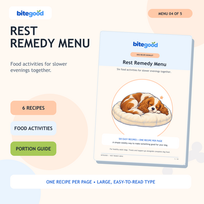 5-in-1 Dog Recipe Menu + Longer Living Plan