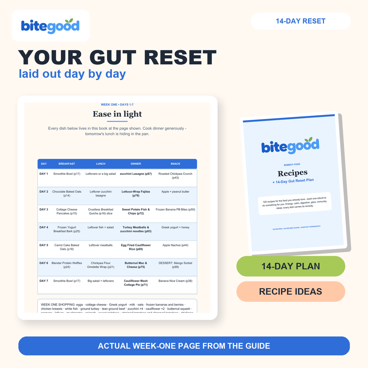 Edible Remedy Recipes + 14-Day Gut Reset Plan